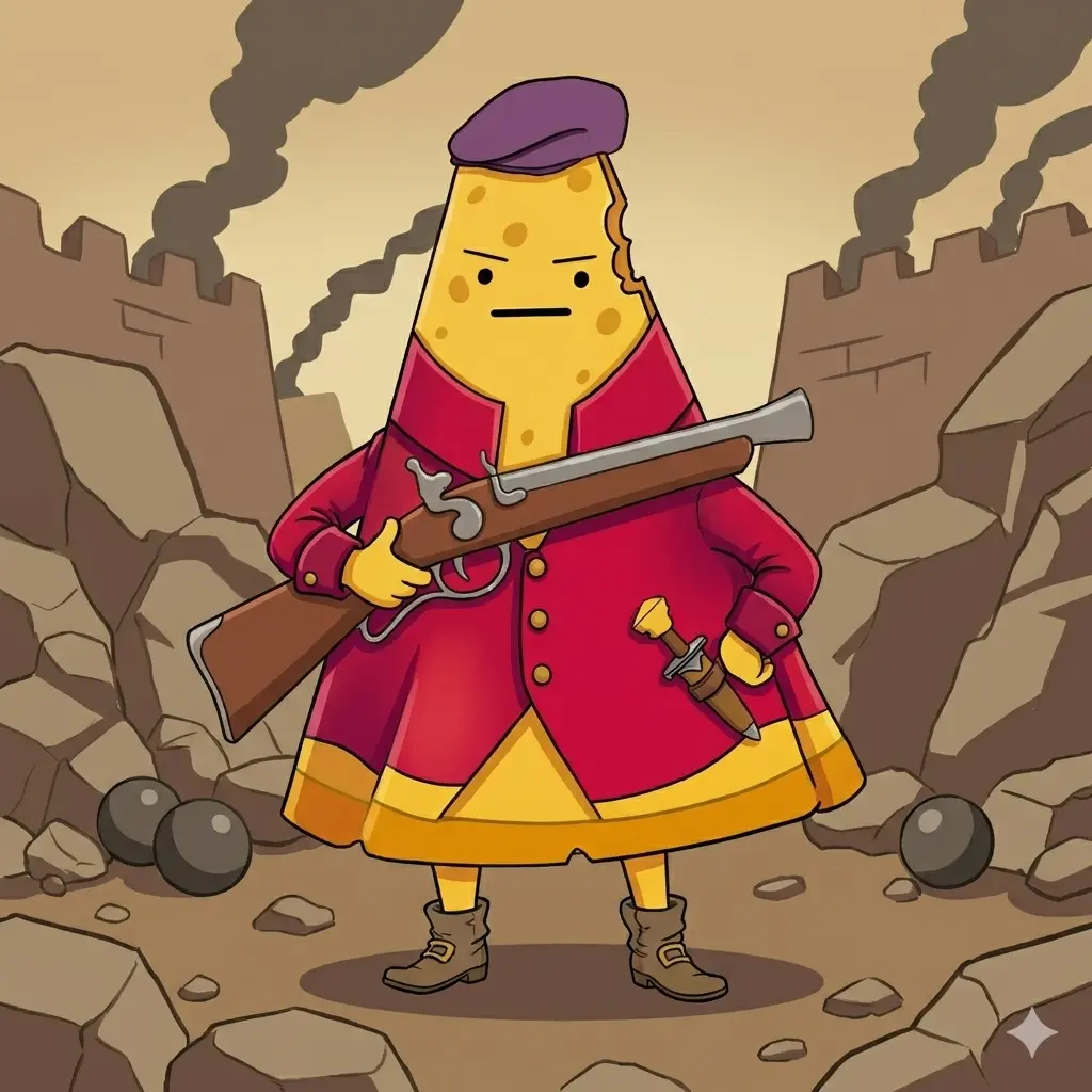 Parmesan Partisan game - shotgun-wielding cheese defender blasting waves of invading mice in 2D top-down arcade shooter, free browser game